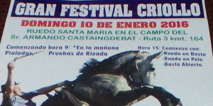 afiche festival criollo